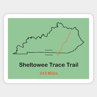 Sheltowee Trace Trail Sticker
